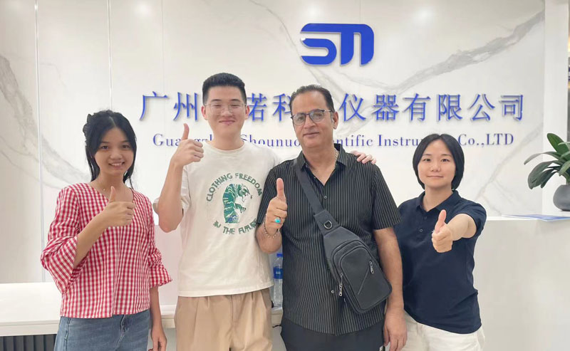 巴基斯坦客商到訪(fǎng)廣州首諾，深化包裝檢測(cè)儀器領(lǐng)域合作